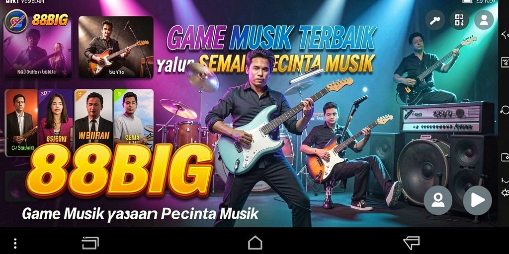 Tampilan gameplay <strong>88BIG</strong> dengan berbagai pilihan lagu menarik.
