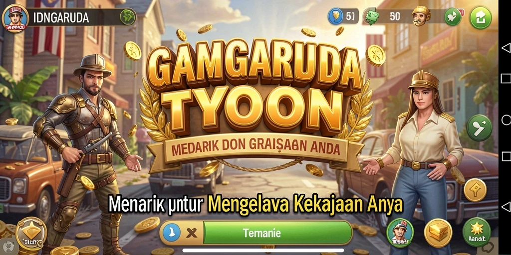 Tangkapan layar IDNGARUDA menampilkan suasana permainan Tycoon yang menantang.