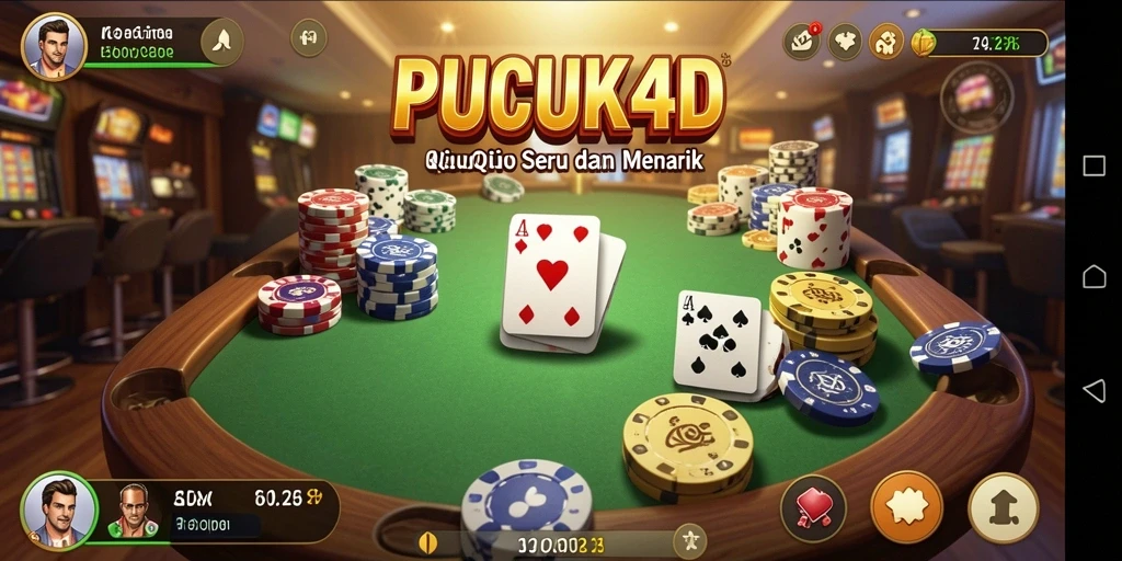 Tampilan gameplay QiuQiu yang seru di PUCUK4D.