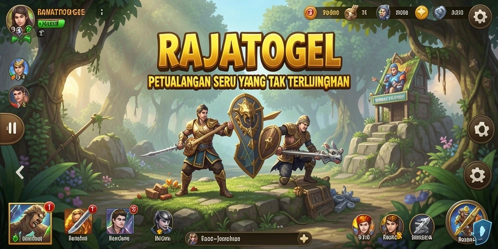 Screenshot utama RAJATOGEL menampilkan aksi mendebarkan dalam gameplay petualangan.