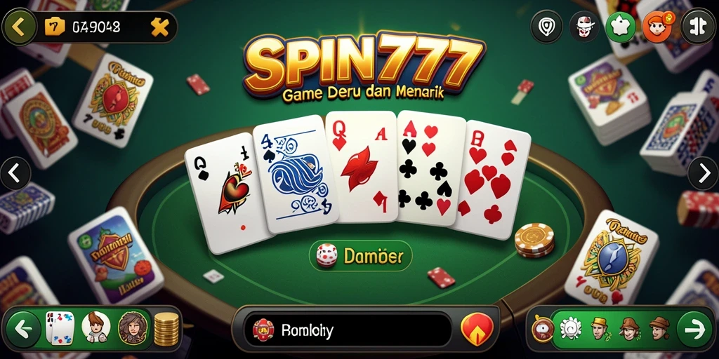 Gameplay menarik dan interaktif dari SPIN777 dalam permainan Domino.