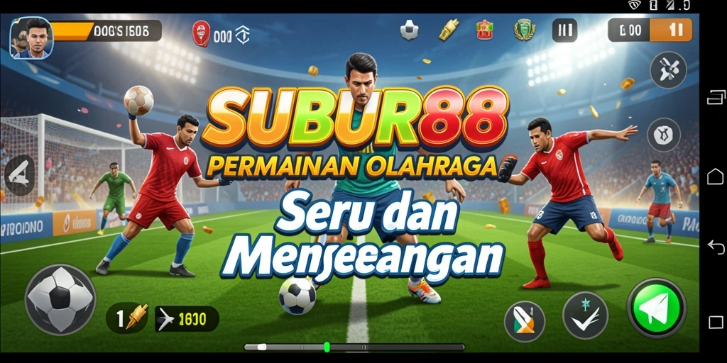 Gameplay seru dan interaktif dalam SUBUR88 yang menampilkan aksi olahraga nyata.