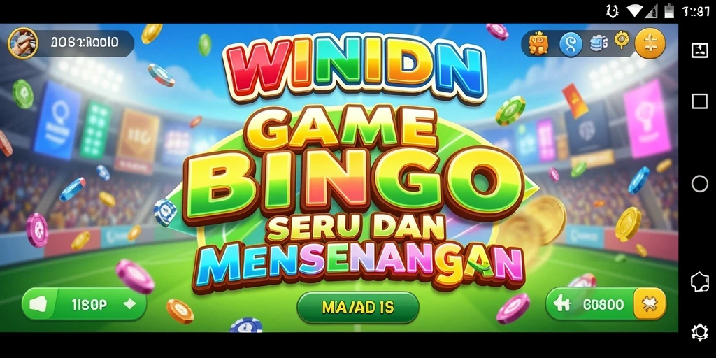 Tampilan gameplay Bingo yang seru dan interaktif.